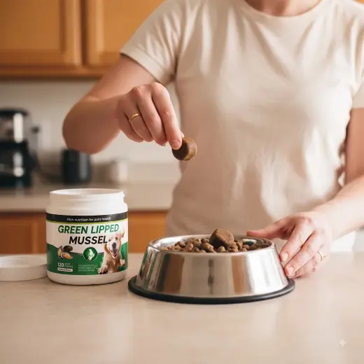 The powder being sprinkled over a bowl of food