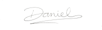 Daniel&rsquo;s signature