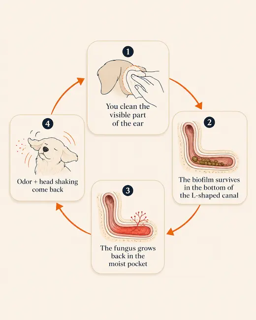 The Biofilm Cycle diagram